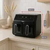 alpina Double Airfryer XXL - Air Fryer 2 Kammern von 4L - Produktbild-Vorschau 3
