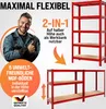 MONZANA® Regál pre veľké zaťaženie 180x90x40cm 875kg Náhľad obrázku produktu 5