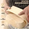 Set di cestini di lievitazione rotondi e ovali | Banneton Anteprima dell’immagine prodotto 5