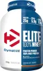 A product shot of a Dymatize Elite 100% Whey protein powder container. Produktbild-Vorschau