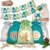 Calendario dell'Avvento KESSER® da riempire: 24 sacchetti Anteprima dell’immagine prodotto 1