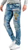 Cipo & Baxx Herren Regular Fit Jeans Stonewashed CD293 Blue Produktbild-Vorschau 5