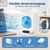 Mini Luftkühler USB mit Sprühnebel, 3 Geschwindigkeiten & 2 Produktbild-Vorschau 4