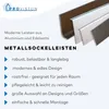 PROVISTON Metall Sockelleiste | 10 x 80 x 2500 mm | Produktbild-Vorschau 2