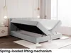 MEBLINI Boxspringbett mit Bettkasten - Gepolstert Produktbild-Vorschau 4