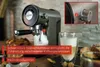 Die silberne Unold Espressomaschine Piccopresso steht mit schwenkbarem Milchaufschäumer auf der Küch Produktbild-Vorschau