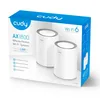 The image shows the retail packaging of a CUDY AX1800 Whole Home Wi-Fi System. Produktbild-Vorschau