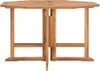 vidaXL Garten-Esstisch Klappbar 110x110x75 cm Massivholz Produktbild-Vorschau 2