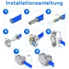 hb-digital Patchpanel 6 Port mit 6 x Keystone Module Cat 8 Produktbild-Vorschau 7