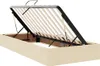 Bett mit Stauraum und LED mit LED Creme 90 x 190 cm Produktbild-Vorschau 7