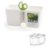 Blumenkübel TWINS CUBE, weiß, 24,4 cm Produktbild-Vorschau 7