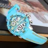 Herren Militär Sportuhr Analog Digital Dual Time LED Produktbild-Vorschau 4