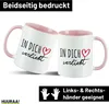 Huuraa Kaffeetasse In dich verliebt 330ml Rosa Keramik Produktbild-Vorschau 2