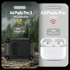 A split image showing a protective case for AirPods Pro 3 on the left and AirPods Pro 1st/2nd generation not fitting on the right. Voir les images du produit