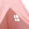 vidaXL Dětský stan Teepee s taškou Peach Skin Pink Náhled obrázku produktu 6