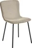 BELIANI Esszimmerstuhl 4er Set Beige Stoffbezug mit Produktbild-Vorschau 3