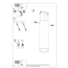 Deckenleuchte LAGOS 20 weiß 1xGU10 10W Stahl 20x6x6cm Produktbild-Vorschau 8