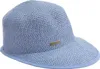 Seeberger Rollbare Schute Borten-Strohhut mit UV-Schutz 80 in blau