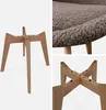 sweeek - 4er-Set skandinavische Stühle mit Holzbeinen - Produktbild-Vorschau 7