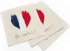 itenga 20x Serviette Herz Flagge FRANKREICH Produktbild-Vorschau 3