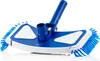 A blue and white pool brush with bristles on a white background. Anteprima dell’immagine prodotto