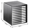 BUEROBOX TIMELESS 10ER Anthra. Produktbild-Vorschau 6