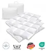 2 x warme 100% sibirische Winter Daunen Bettdecke Decke Produktbild-Vorschau 2