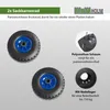 2x Sackkarrenrad PolyurethanRad 260x85 mm 3.00-4 75 mm Produktbild-Vorschau 2