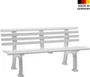 Gartenbank Blome Sylt Kunststoff 3-Sitzer weiß Produktbild-Vorschau 12