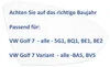 Spiegelglas Glas Ersatzspiegel passend für Golf 7 rechts Produktbild-Vorschau 3