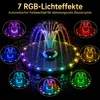 Solar Springbrunnen mit LED Licht, ideal für Vogelbad, Produktbild-Vorschau 3