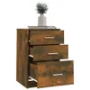 vidaXL Nachttisch Räuchereiche 40x40x63 cm Holzwerkstoff Produktbild-Vorschau 4