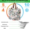 Brisby 4-lagige Kühltasche – Lunchtasche 7 Liter – Weiß mit Produktbild-Vorschau 7
