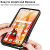 Hands installing a phone into a protective case. Produktbild-Vorschau