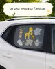 2X HECKBO Auto Sonnenblenden Kinder Baby Tiere mit Mama Produktbild-Vorschau 16