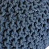 Sitzhocker Pouf SET 2 Stück Ø 55 cm H 37 cm Strickhocker Produktbild-Vorschau 8