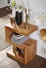 Table d'appoint FineBuy en bois massif d'acacia S Cube, 60 Voir les images du produit 4