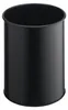 DURABLE Metalowy kosz na ?mieci 15L okr?g?y, Czarny, 330101 Podgląd zdjęcia produktu 1