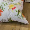 4tlg. Mikrofaser Bettwäsche Bettwäschegarnitur Blumenmotiv Produktbild-Vorschau 3
