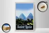 Holzschild Reise 20x30cm Saint Lucia Italien Gebirge Natur Produktbild-Vorschau 3