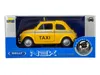 Welly Fiat Nuova 500 Taxi 1:34-1:39 Modèle réduit en métal Voir les images du produit 5