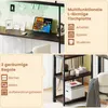 Letto a castello a soppalco COSTWAY 90x200cm con scrivania, Anteprima dell’immagine prodotto 6
