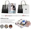 Damen Handtaschen Schwarz groß taschen Leder moderne damen Produktbild-Vorschau 6