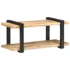 vidaXL TV-Schrank 90x40x40 cm Raues Mangoholz -  TV-Möbel Produktbild-Vorschau 2