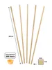 500x Holzstäbchen vierkant 300x4x4 mm Zuckerwattestäbe Produktbild-Vorschau 2
