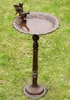 Vogeltränke /-bad Fee H.64cm L.30cm B.30cm Gusseisen braun Produktbild-Vorschau 2