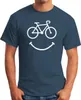 Fahrrad Herren T-Shirt Smile Happy Bike Radfahren Fun-Shirt Produktbild-Vorschau 2