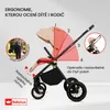 BabyLux® Kombinovaný Kočárek 3v1 ROSSO, Béžová, Sada Náhled obrázku produktu 4