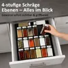 Gewürzregal Schublade, 2 Tlg Verstellbar gewürz organizer Produktbild-Vorschau 6