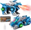 Elektrisches Dinosaurier-Auto, 2-in-1, verwandelndes Produktbild-Vorschau 1